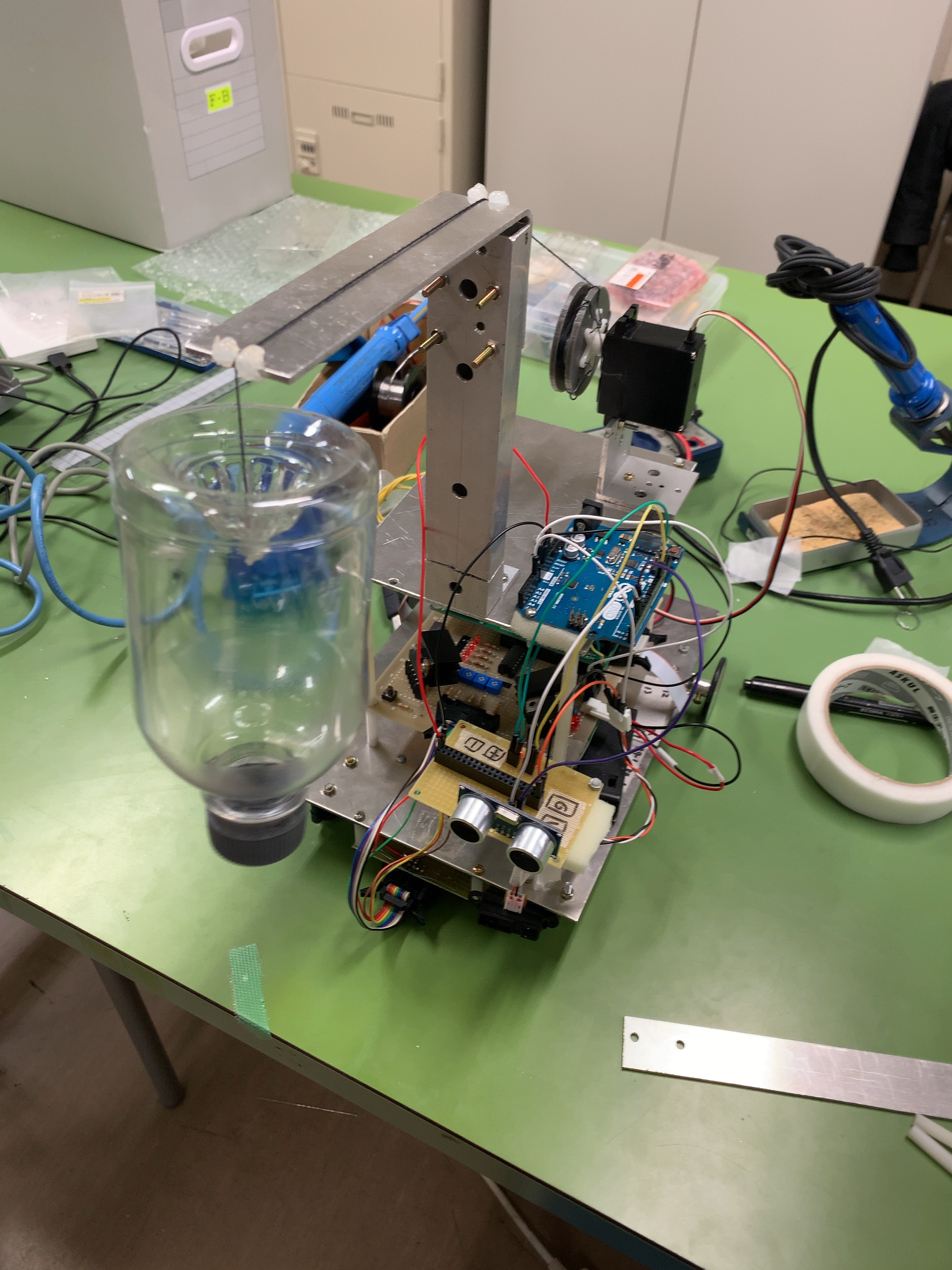 実習で作ったロボット