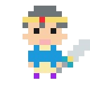 戦士のドット絵
