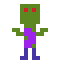 ゾンビのドット絵